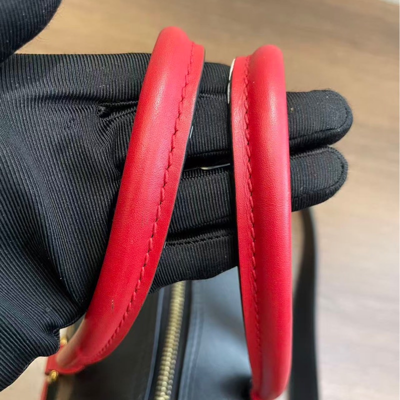 LV路易威登Tuileries中號 老花拼皮手提單肩包-21