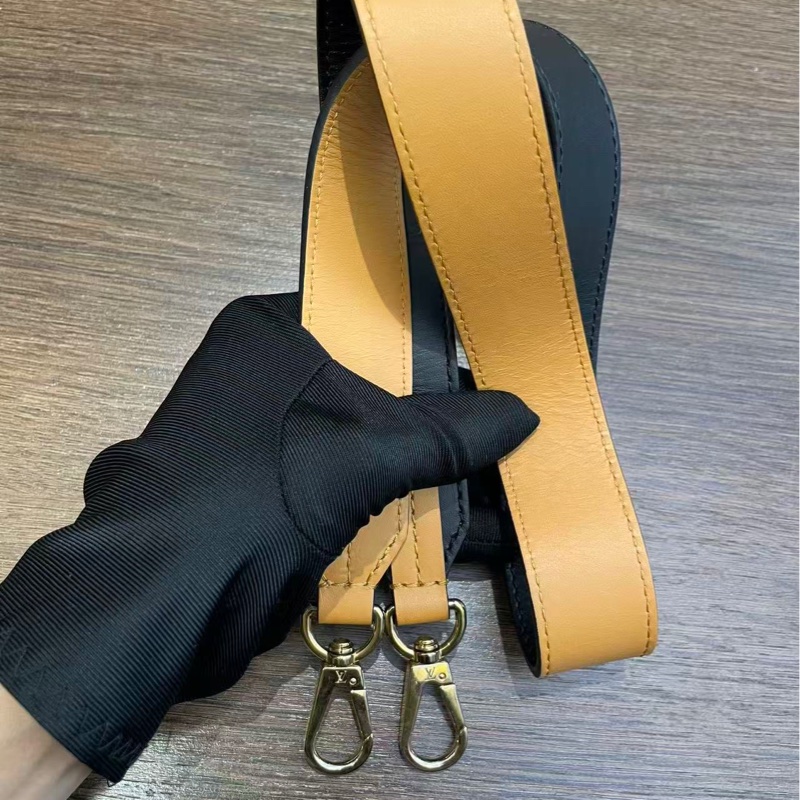 LV路易威登Tuileries中號 老花拼皮手提單肩包-23