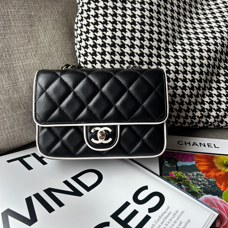 CHANEL 25P 限量熊貓方胖子-0