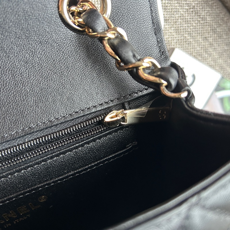 CHANEL 25P 限量熊貓方胖子-16