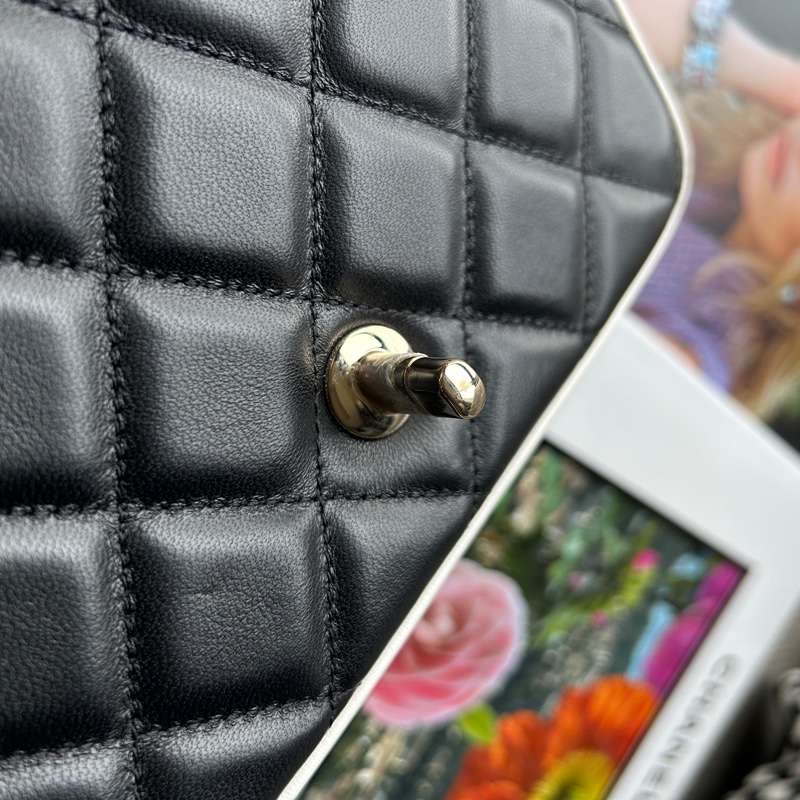 CHANEL 25P 限量熊貓方胖子-17