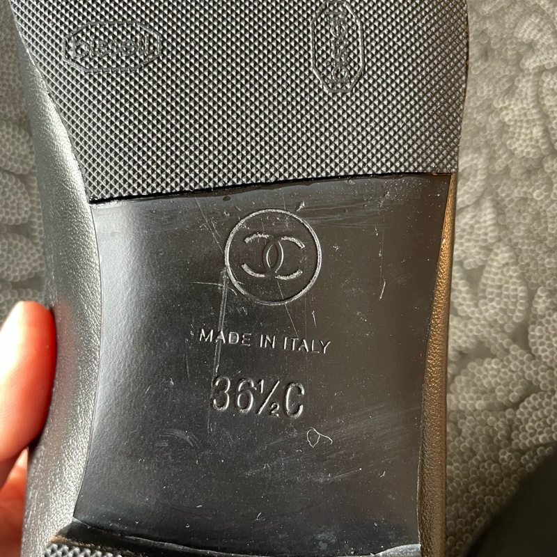 98新 香奈兒chanel黑色芭蕾鞋36.5碼-5