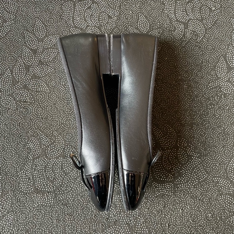 98新 香奈兒chanel黑色芭蕾鞋36.5碼-6