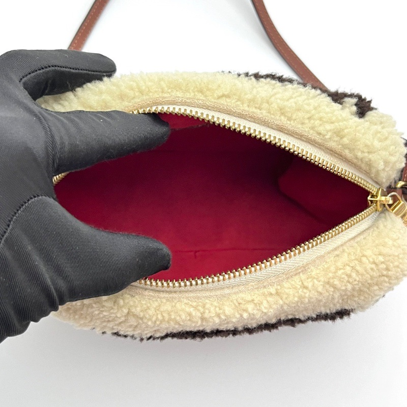 LV Teddy限量羊羔毛泰迪相機包17*12*9 98新配件盒子塵袋購證-2