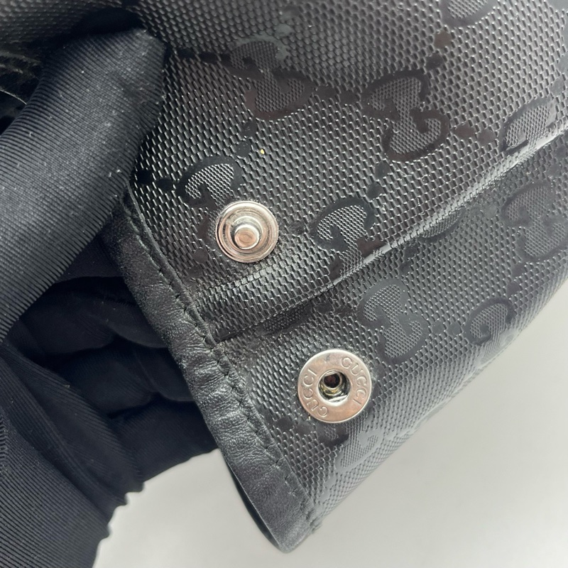 99新古馳/Gucci 黑色帆布 尺寸40x37-7