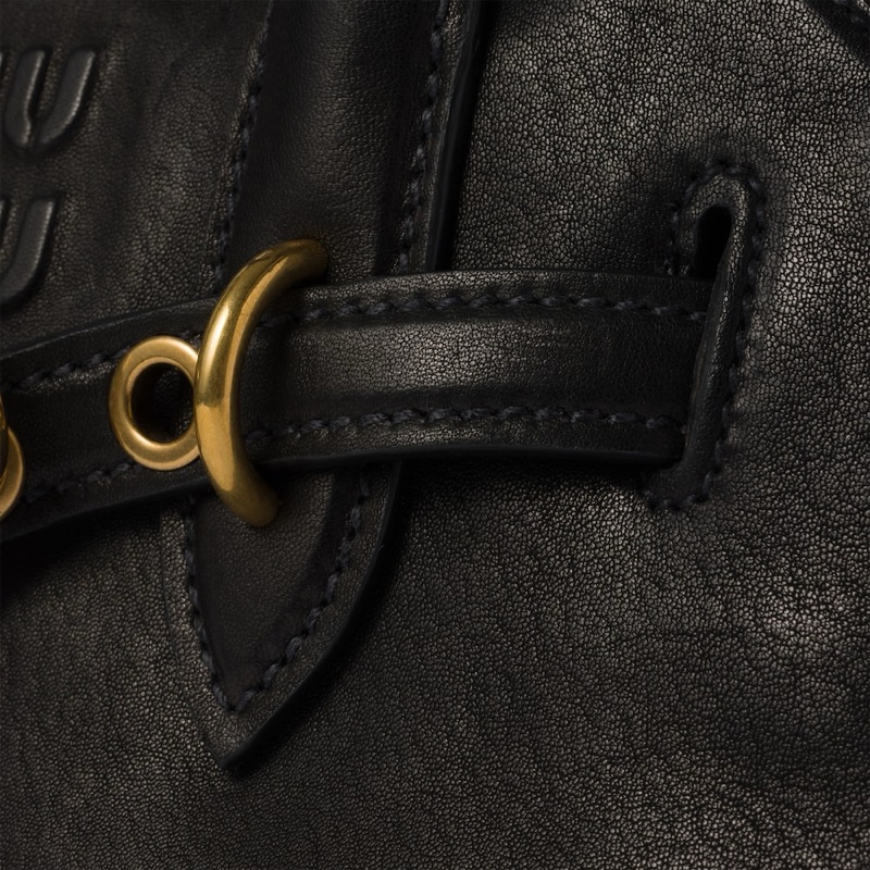Miu Miu 女士 Aventure 徽標單肩包均碼碼常規、28cm*10cm*16.5cm-3