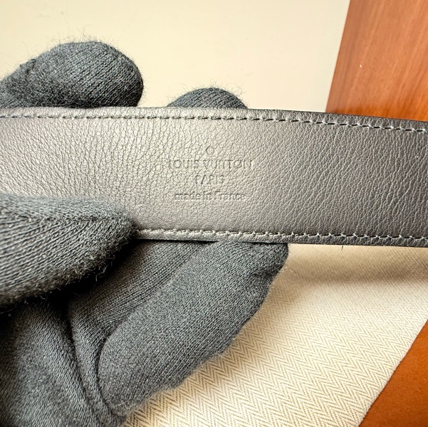 Lv 真鱷魚皮/皮帶(近全新)-9