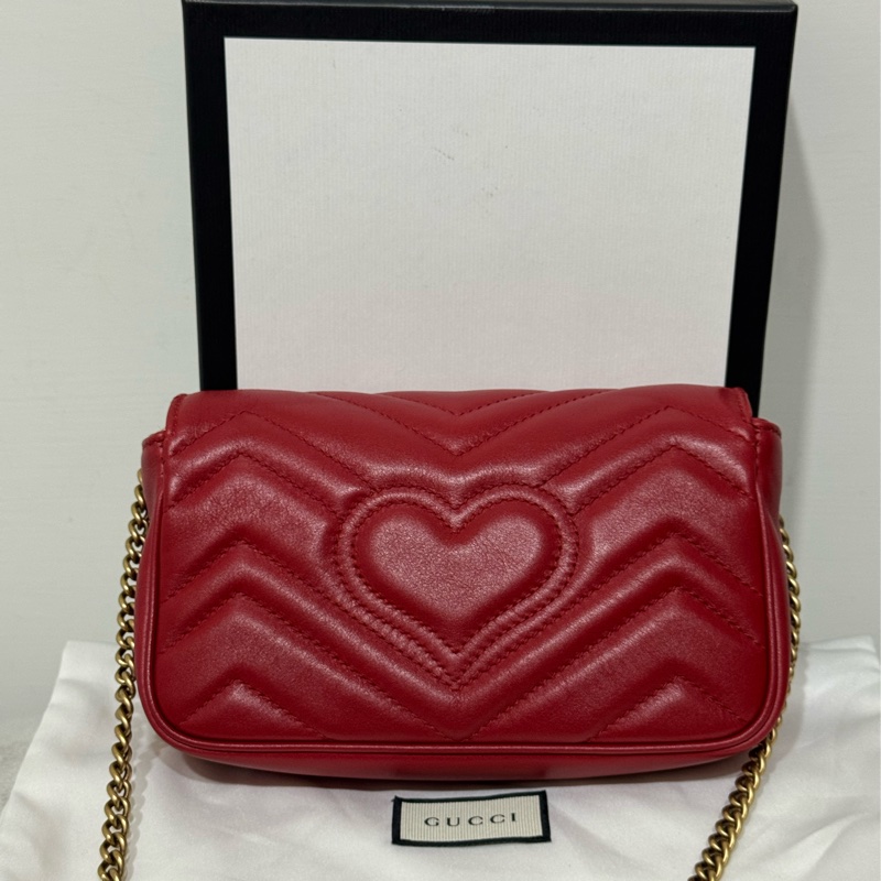 Gucci過年發財紅小斜背包-1