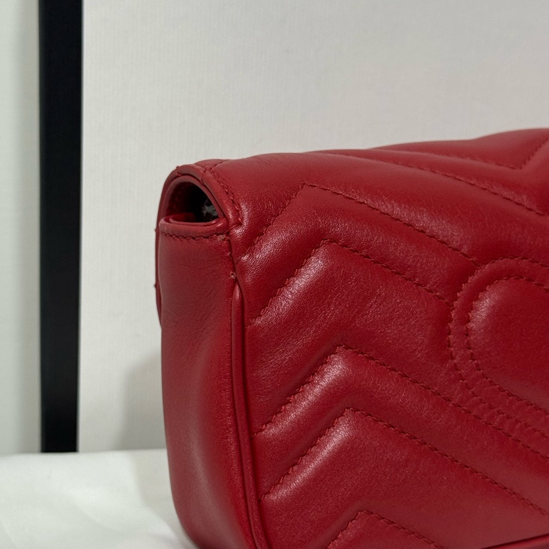 Gucci過年發財紅小斜背包-9