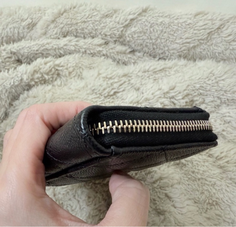 Chanel 香奈兒 L型拉鏈零錢卡包 零錢包 卡片包-2