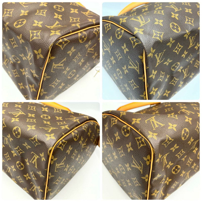 路易威登 Speedy 30 迷你波士頓包 M41526 Monogram 帆布棕色女士手提包-4