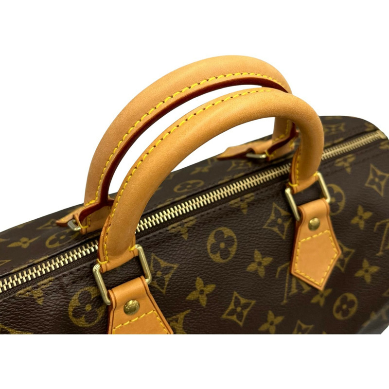 路易威登 Speedy 30 迷你波士頓包 M41526 Monogram 帆布棕色女士手提包-5