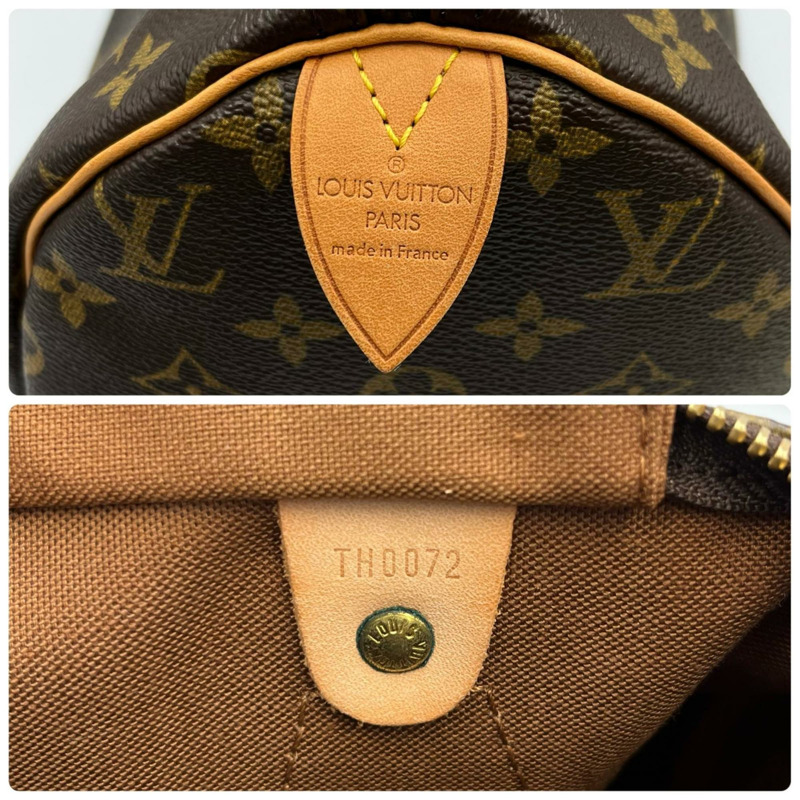 路易威登 Speedy 30 迷你波士頓包 M41526 Monogram 帆布棕色女士手提包-8