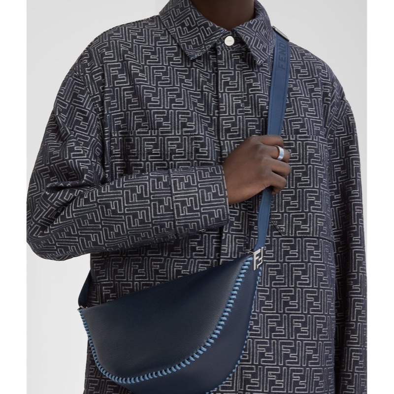 Fendi 男士 Fendi Melon 小號單肩包均碼碼小號、33cm*10cm*18cm-1