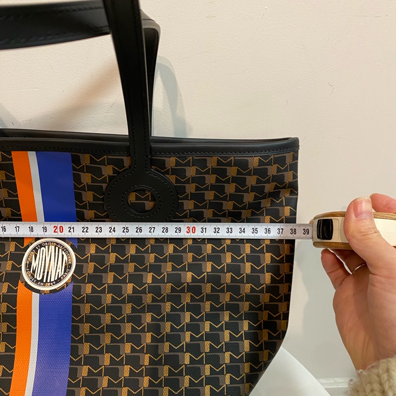 全新♥️莫奈moynat 黑金小號托特包-3