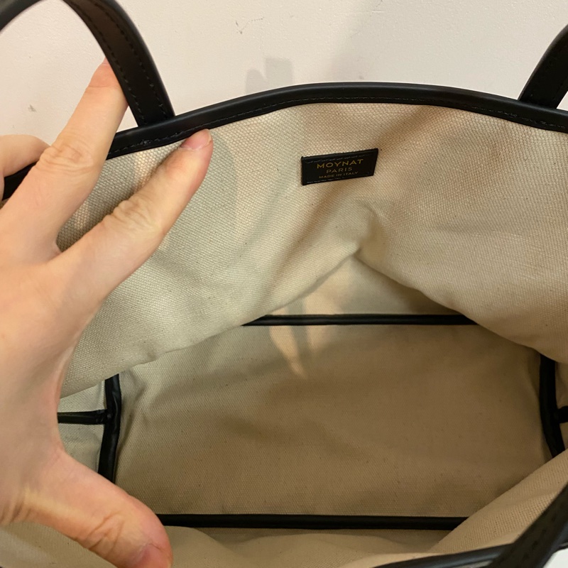 全新♥️莫奈moynat 黑金小號托特包-4