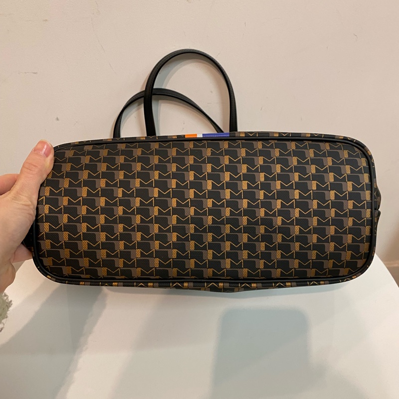 全新♥️莫奈moynat 黑金小號托特包-6
