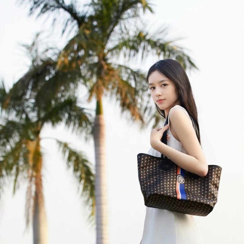 全新♥️莫奈moynat 黑金小號托特包-7