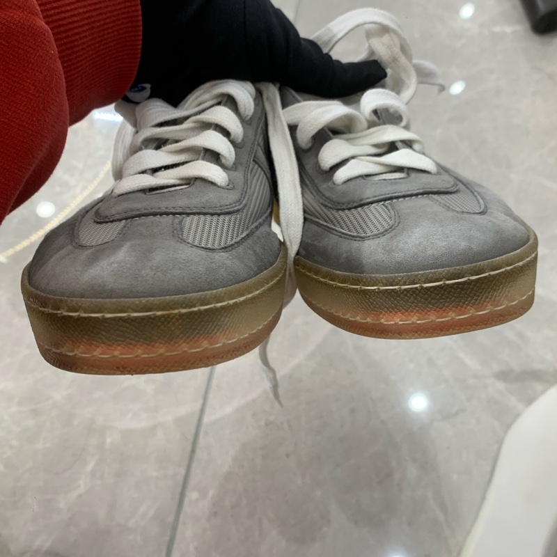 97新HERMES/愛馬仕 灰色休閒低幫板鞋 39碼 無附件-2