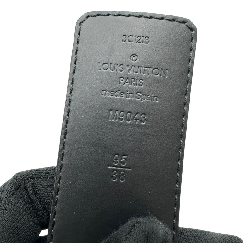 【美收精品】LV 黑色老花皮帶 C-128【隔月月中將轉賣至日本 上架期限30天】-4