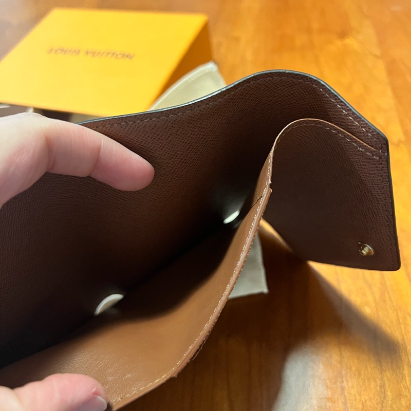 Louis Vuitton 三折信封老花短夾-10