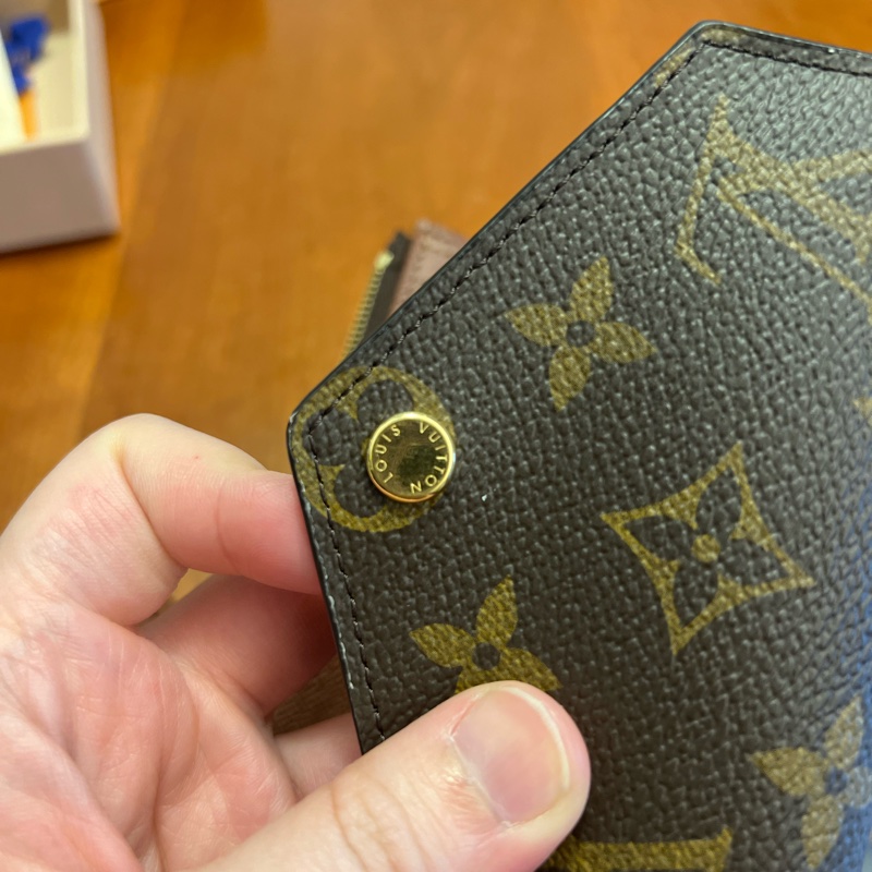 Louis Vuitton 三折信封老花短夾-15