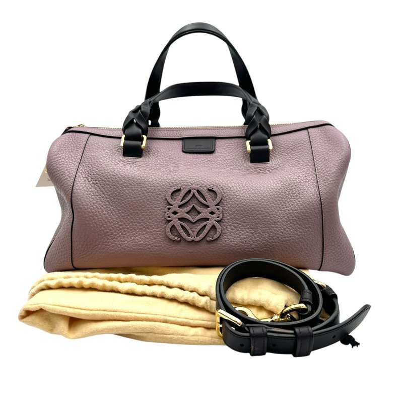 【美收精品】LOEWE 淡紫波士頓包 C-131【隔月月中將轉賣至日本 上架期限30天】-15