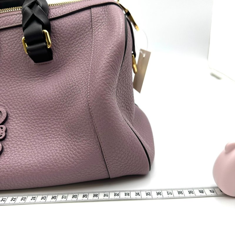 【美收精品】LOEWE 淡紫波士頓包 C-131【隔月月中將轉賣至日本 上架期限30天】-16