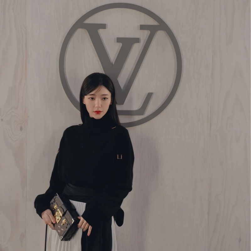 Lv 路易威登 Petite Malle限量款 老花硬盒子 斜挎單肩包-6