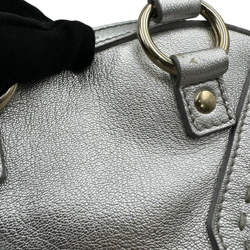 【美收精品】YSL 銀色手提包 C-132【隔月月中將轉賣至日本 上架期限30天】-5