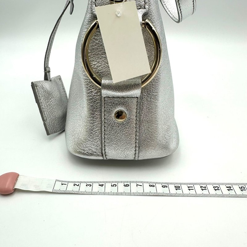 【美收精品】YSL 銀色手提包 C-132【隔月月中將轉賣至日本 上架期限30天】-13