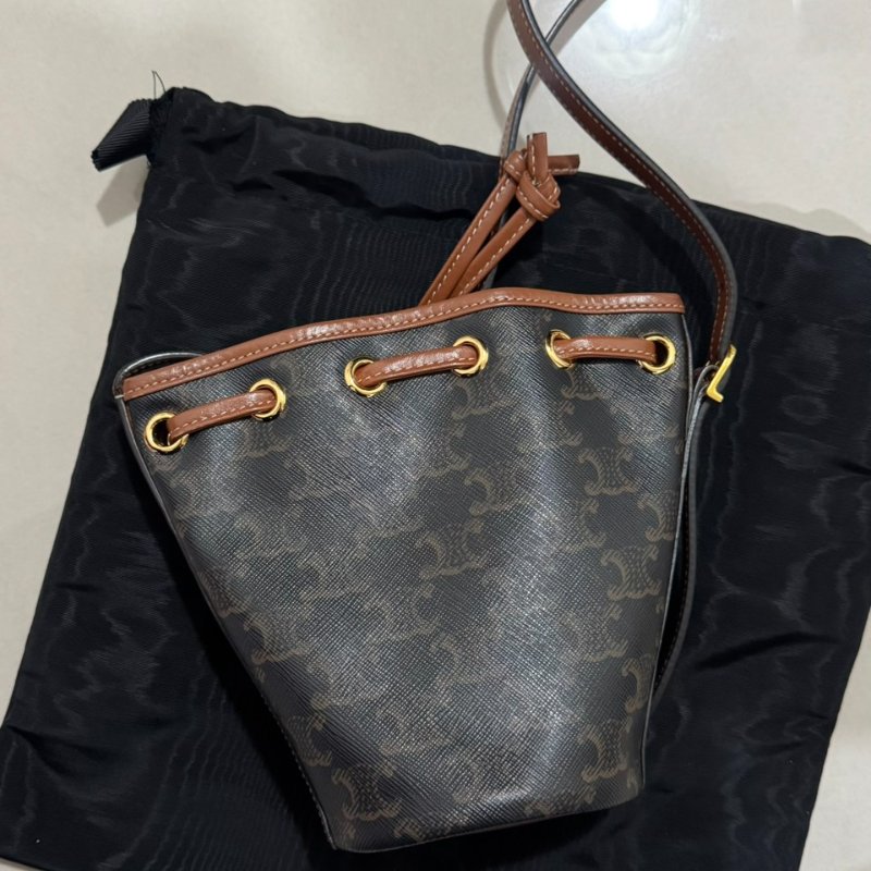 Celine 老花經典mini水桶包-2