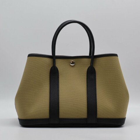 HERMES Garden party 30 - 帆布塵埃拚黑