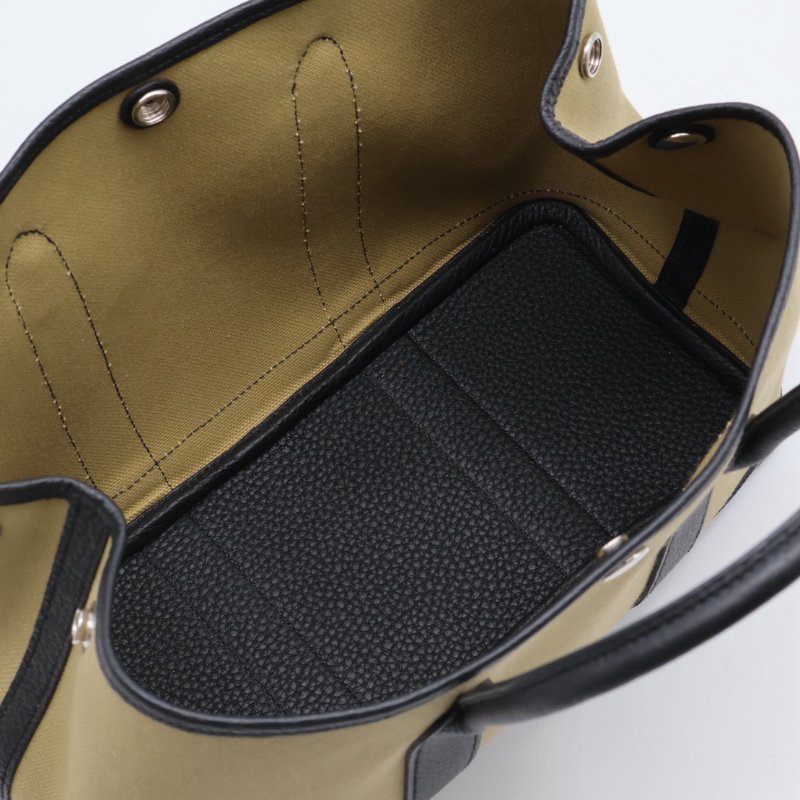 HERMES Garden party 30 - 帆布塵埃拚黑-2