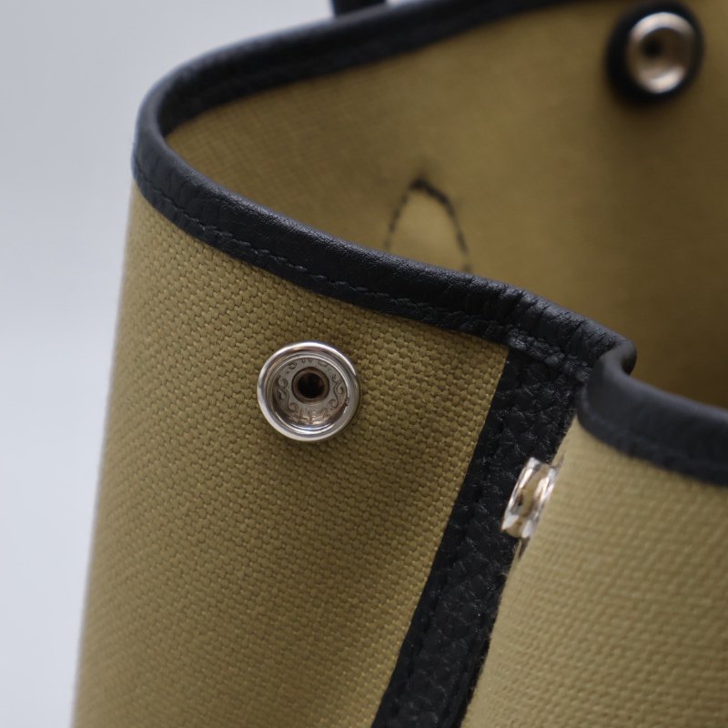 HERMES Garden party 30 - 帆布塵埃拚黑-5