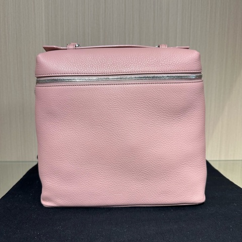 Loro Piana ExtraPocket L23.5 牛皮 豆腐包 雙肩包 小號 粉色
