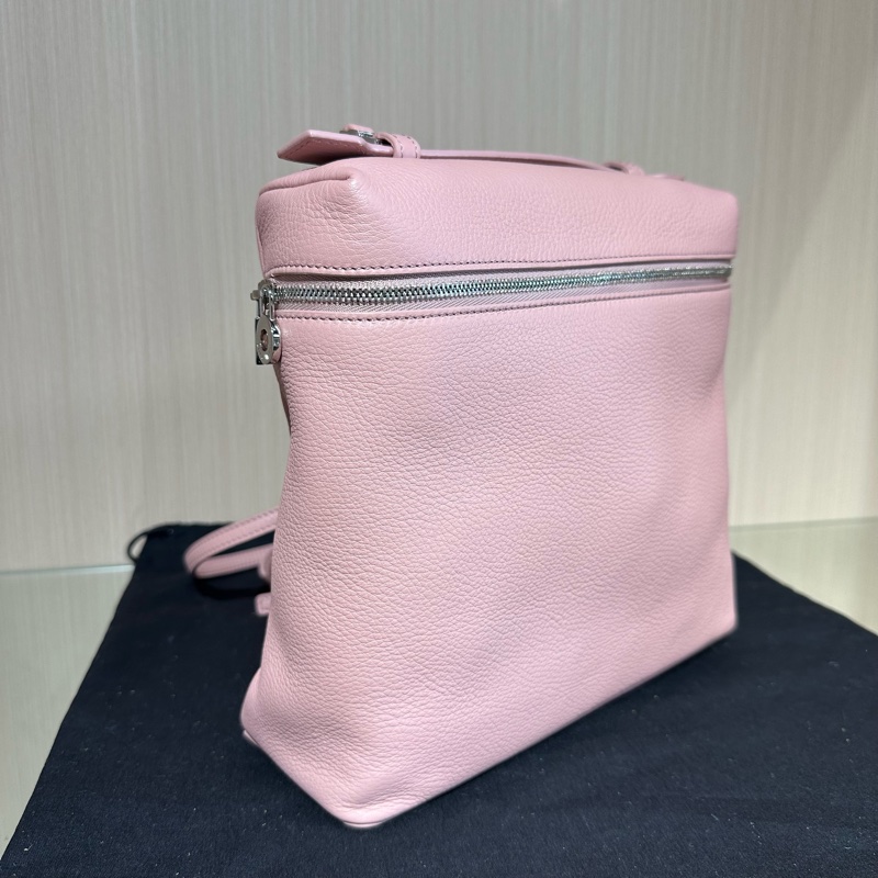 Loro Piana ExtraPocket L23.5 牛皮 豆腐包 雙肩包 小號 粉色-1