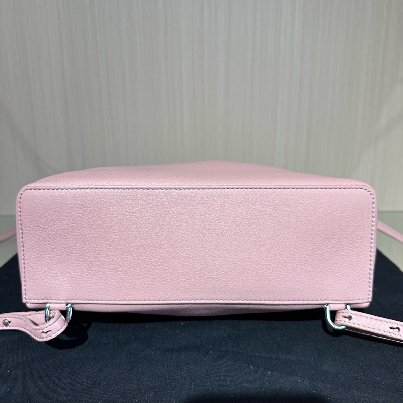 Loro Piana ExtraPocket L23.5 牛皮 豆腐包 雙肩包 小號 粉色-4