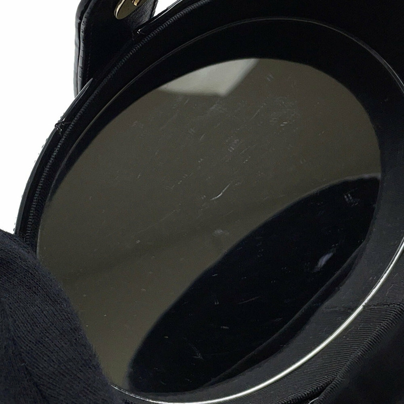 香奈兒鏈條單背包，Coco Mark，Matelasse Vanity，漆皮琺瑯，AP1616，黑色-10