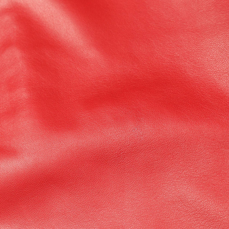 愛馬仕男士紅色羊皮牛仔褲（二手）-8