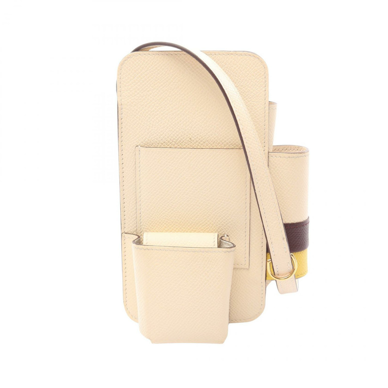 愛馬仕 Way 手機殼 Nata Rouge iPhone 手機殼 手機及智慧型手機配件 愛普生 愛普生 米色 黃色 棕色-0