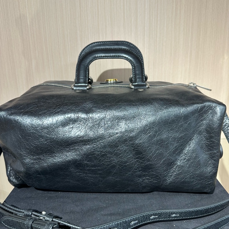 GUCCI古驰 互扣式双G书包背包双肩 黑色-3