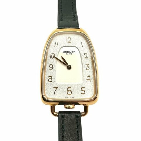 【美收精品】HERMES Galop d'Hermès18K玫瑰金腕錶 X刻 C-136【隔月月中將轉賣至日本 上架期限30天】