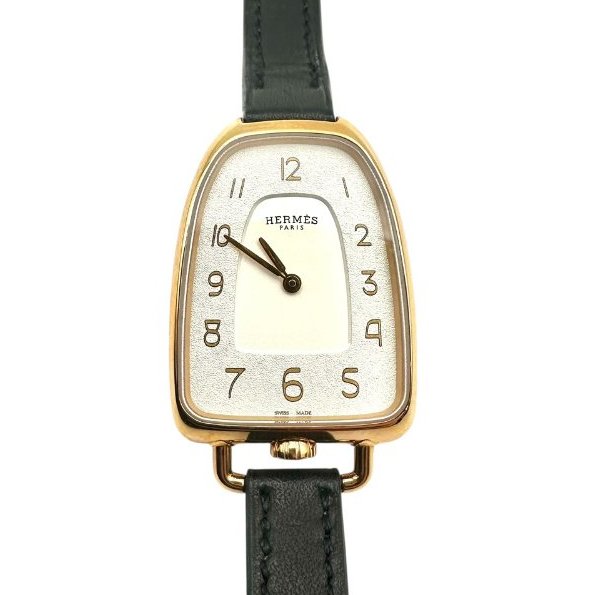 【美收精品】HERMES Galop d'Hermès18K玫瑰金腕錶 X刻 C-136【隔月月中將轉賣至日本 上架期限30天】-0