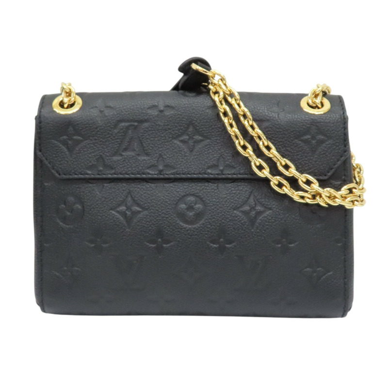 黑色 原花壓紋牛皮 Vavin BB 肩背包【LOUIS VUITTON LV 路易威登】 M44550-1