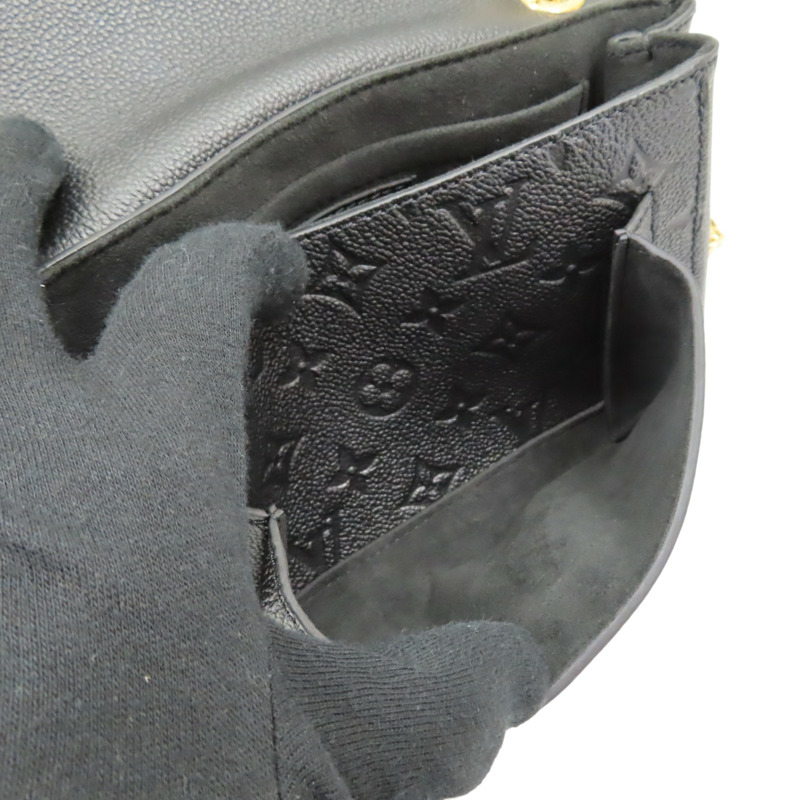 黑色 原花壓紋牛皮 Vavin BB 肩背包【LOUIS VUITTON LV 路易威登】 M44550-5