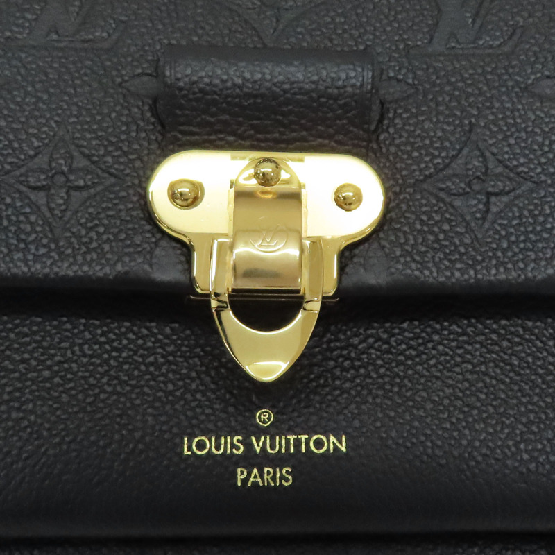 黑色 原花壓紋牛皮 Vavin BB 肩背包【LOUIS VUITTON LV 路易威登】 M44550-6