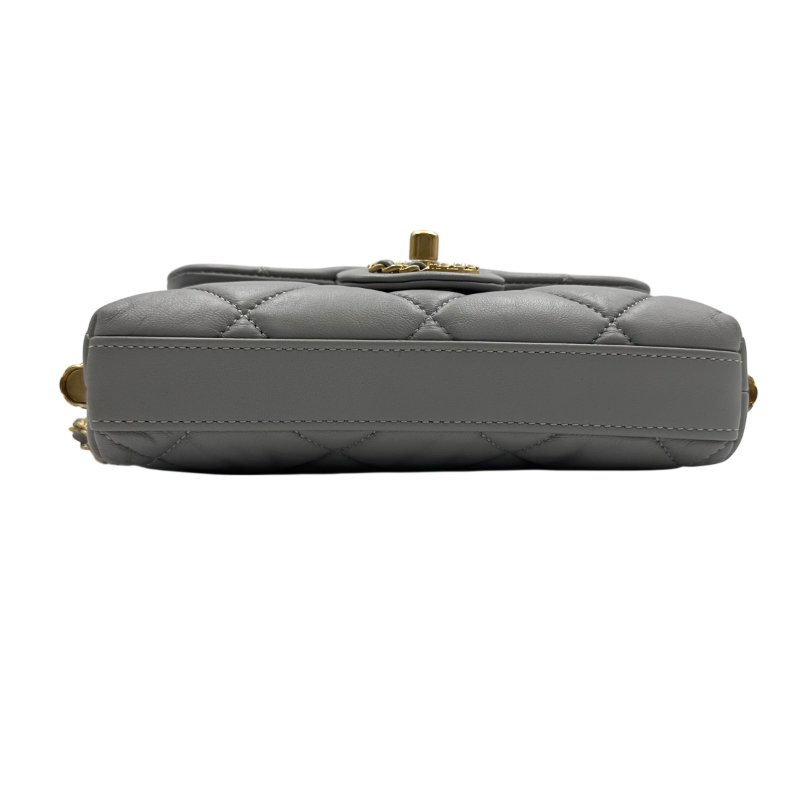 【美收精品】CHANEL 灰色單肩包 C-151【隔月月中將轉賣至日本 上架期限30天】-4