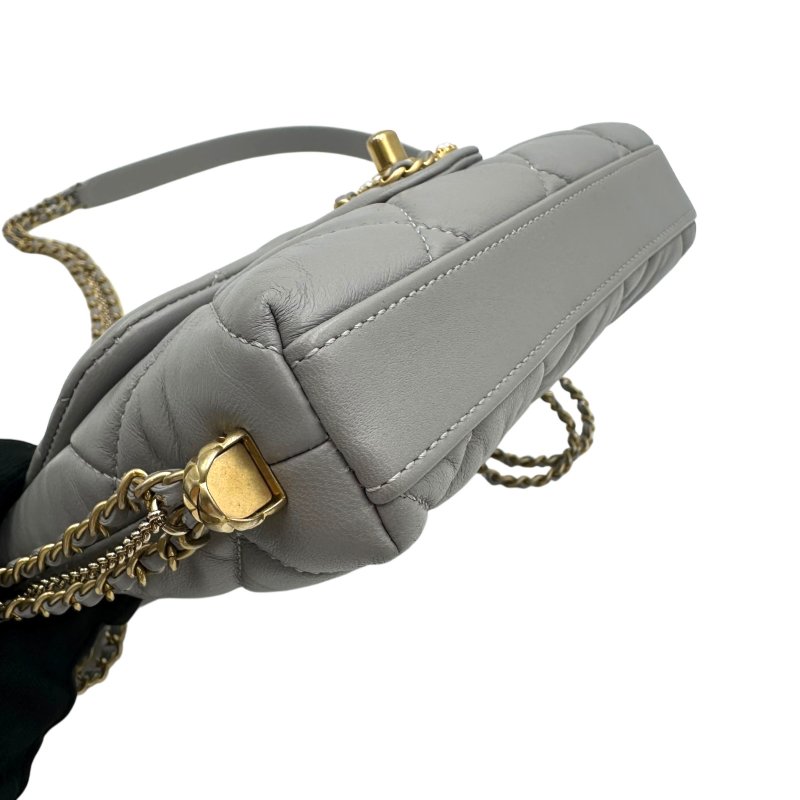 【美收精品】CHANEL 灰色單肩包 C-151【隔月月中將轉賣至日本 上架期限30天】-6