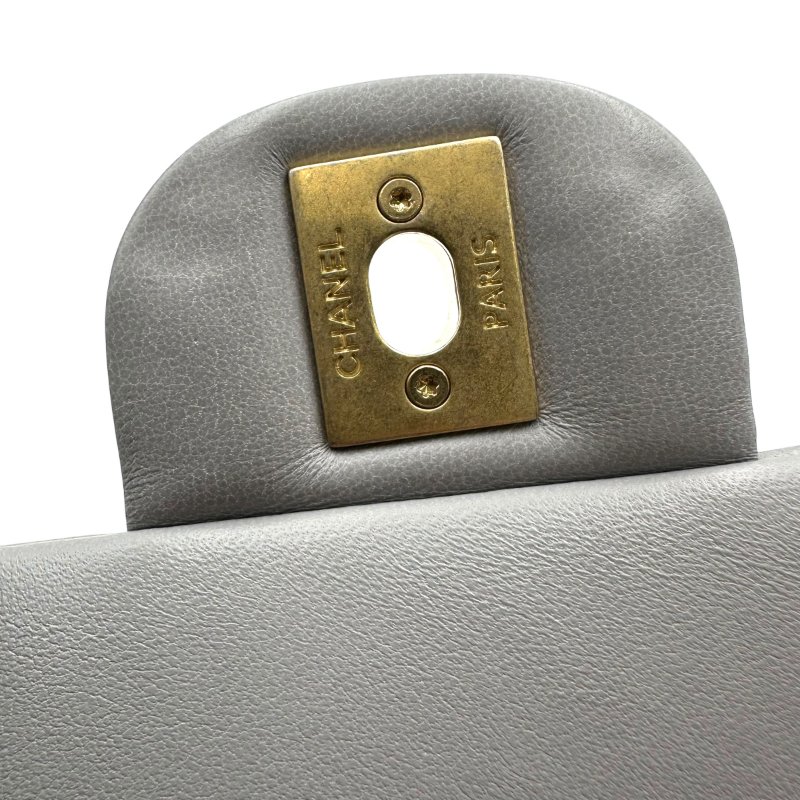 【美收精品】CHANEL 灰色單肩包 C-151【隔月月中將轉賣至日本 上架期限30天】-8